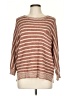 Be Cool Stripes Brown Pullover Sweater Size Med - Lg - photo 1