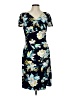Catherine Malandrino Print Blue Cocktail Dress Size 10 - photo 1