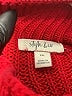 Style&Co 100% Cotton Solid Red Turtleneck Sweater Size XL (petite) - photo 7