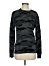 Pure Navy 100% Cotton Camo Black Gray Pullover Sweater Size S - photo 1