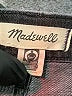 Madewell Chevron-herringbone Black Gray Jeans Size 28 waist - photo 4