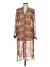 She + Sky Paisley Orange Casual Dress Size M - photo 1