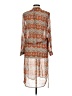 She + Sky Paisley Orange Casual Dress Size M - photo 2