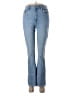 Just Black Hearts Blue Jeans Size 26 waist - photo 1