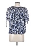 Tamara H. 100% Polyester Blue Short Sleeve Blouse Size S - photo 2