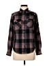 Assorted Brands Plaid Black Long Sleeve Button-Down Shirt Size XS - photo 1
