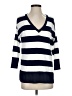 Tommy Bahama Stripes Blue Pullover Sweater Size XS - photo 1