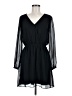 Express Solid Black Casual Dress Size M - photo 1