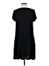 Soprano Solid Black Casual Dress Size M - photo 2