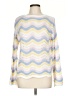 Shein 100% Polyester Chevron-herringbone White Pullover Sweater Size 8 - 10 - photo 1