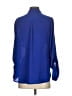 Apt. 9 100% Polyester Blue Long Sleeve Blouse Size S - photo 2