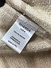 Ghanda 100% Polyester Plaid Ivory Coat Size M - photo 7