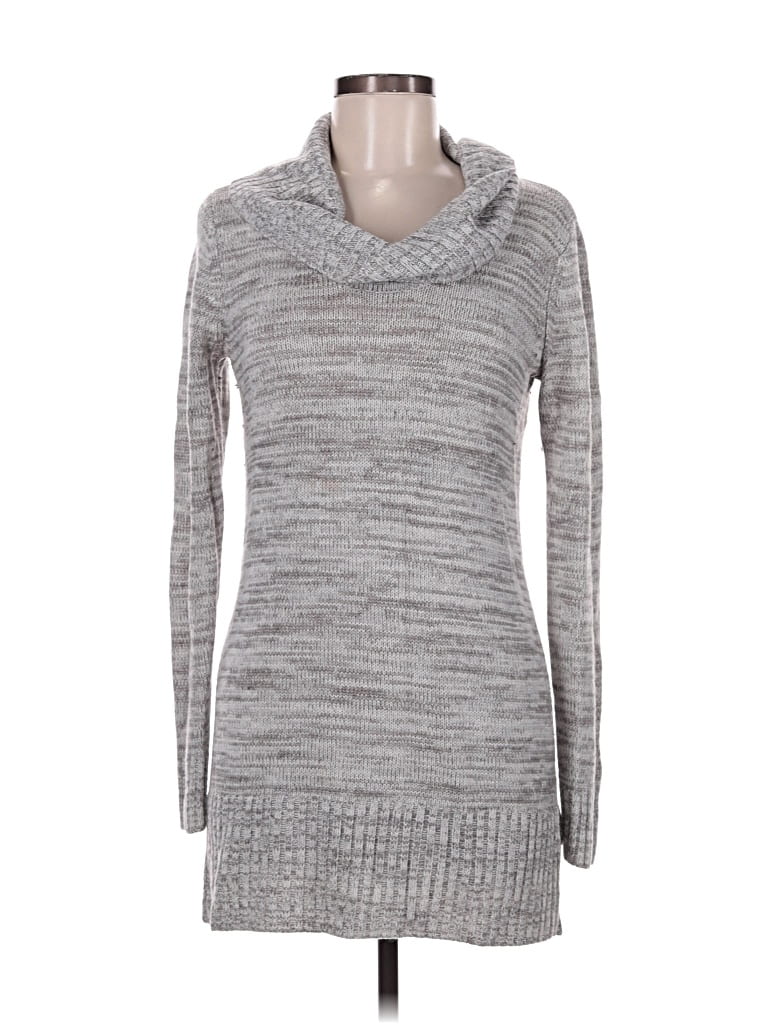 Pre-owned Ab Studio Turtleneck Sweater In Gray