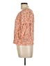 AGB 100% Rayon Orange 3/4 Sleeve Blouse Size L - photo 5