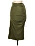 Shein Solid Green Casual Skirt Size L - photo 2