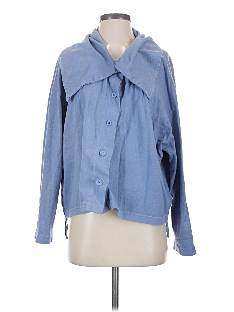 Pre-owned Assorted Brands Cardigan Sweater In Blue