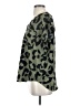 Assorted Brands 100% Polyester Animal Print Green Short Sleeve Blouse Size S - photo 5