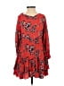 IRO 100% Viscose Floral Red Casual Dress Size EU (FR) 34 / US 2 - photo 2