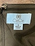 CeCe 100% Polyester Solid Black Formal Skirt Size 6 - photo 4