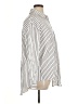 HOTOUCH Stripes Ivory Long Sleeve Blouse Size XL - photo 4