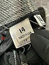 Evan Picone Plaid Gray Formal Skirt Size 14 - photo 5