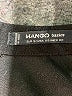 Mango 100% Polyester Solid Black Casual Dress Size XS - photo 7