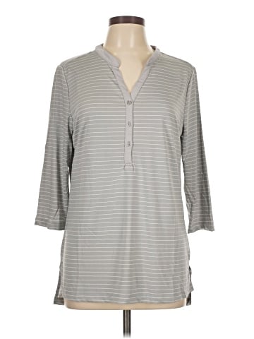 CHARLES RIVER APPAREL Long Sleeve Henley (view 1)