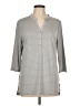 CHARLES RIVER APPAREL 100% Polyester Gray Long Sleeve Henley Size L - photo 1
