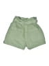 Zara Solid Green Khaki Shorts Size 4 - photo 2