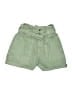 Zara Solid Green Khaki Shorts Size 4 - photo 1