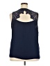 Fun2Fun 100% Polyester Blue Sleeveless Blouse Size 2X - photo 2