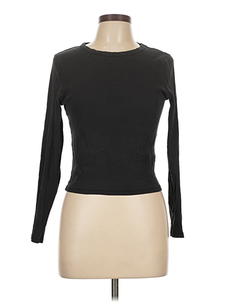 Pre-owned Cotton On Long Sleeve T-shirt In Black