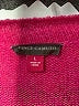 Vince Camuto Solid Pink Pullover Sweater Size L - photo 6