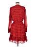 MICHAEL Michael Kors Polka Dots Red Casual Dress Size M - photo 2
