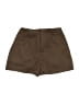 Shein 100% Polyester Brown Khaki Shorts Size 4 - photo 2