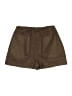 Shein 100% Polyester Brown Khaki Shorts Size 4 - photo 1