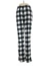 Just Love 100% Polyester Checkered-gingham Black Casual Pants Size XS - photo 1