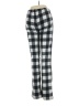 Just Love 100% Polyester Checkered-gingham Black Casual Pants Size XS - photo 2