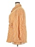 Shein Curve 100% Polyester Stripes Orange Long Sleeve Blouse Size 18 Plus (3) - photo 5