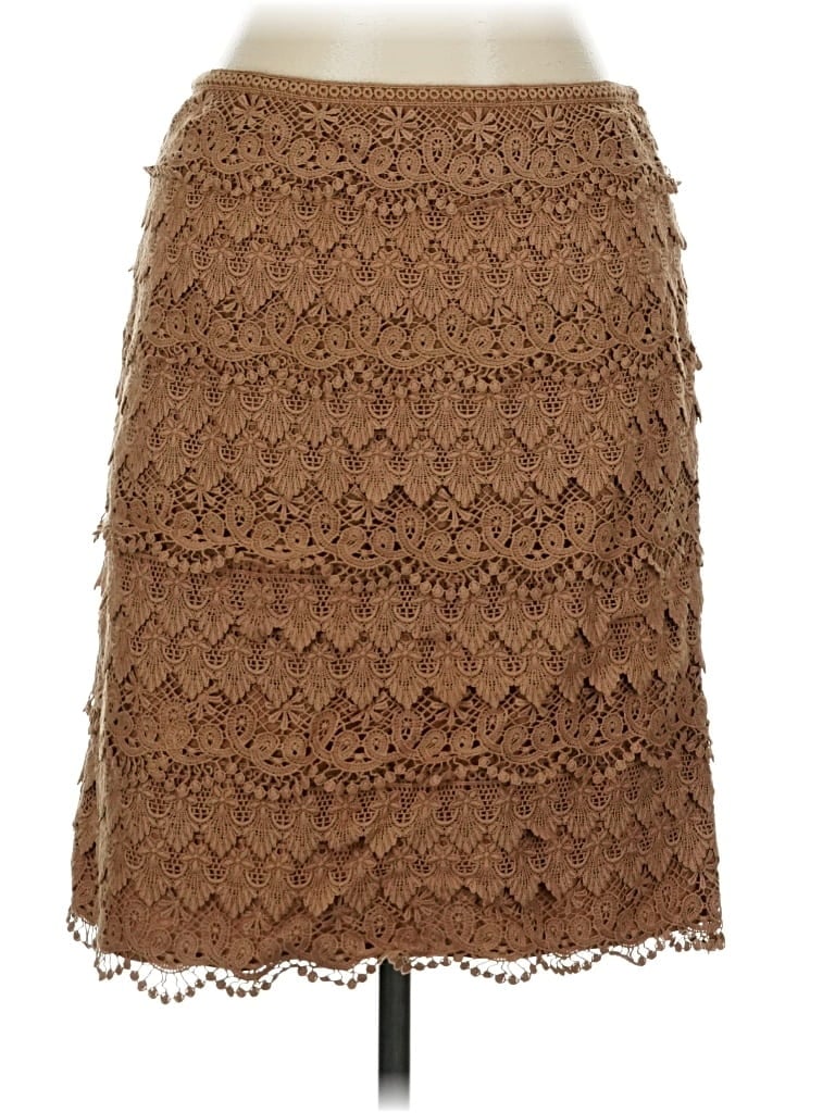 J. Mclaughlin Casual Skirt In Brown