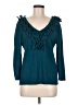 Cable & Gauge Teal Pullover Sweater Size M - photo 1