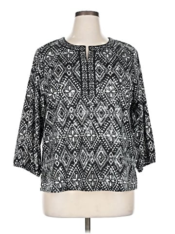 Cathy Daniels 3/4 Sleeve Blouse (view 1)