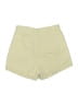 DAZY 100% Cotton Solid Yellow Khaki Shorts Size L - photo 2