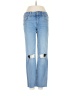 American Eagle Outfitters Color Block Blue Jeans Size 4 - photo 1