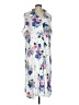 Only Necessities Floral White Casual Dress Size 30 waist (petite) - photo 1