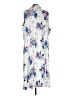 Only Necessities Floral White Casual Dress Size 30 waist (petite) - photo 2