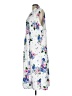 Only Necessities Floral White Casual Dress Size 30 waist (petite) - photo 5