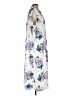 Only Necessities Floral White Casual Dress Size 30 waist (petite) - photo 4