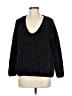 A New Day 100% Polyester Metallic Black Pullover Sweater Size M - photo 1