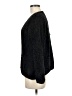 A New Day 100% Polyester Metallic Black Pullover Sweater Size M - photo 5